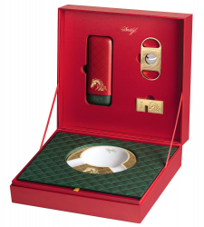 Zestaw akcesoriów 51003651 Davidoff Year of the Horse LE (popielnica, obcinarka, stojak, etui)