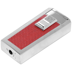 Zapalniczka Rocky Patel CFO Triple Chrome H.E. Red Carbon Fiber