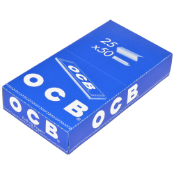 Bibułki OCB Blue (25x50 listków)