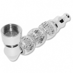 Fajka metalowa 52058 Silver