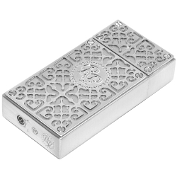 Zapalniczka Rocky Patel Burn Lighter Chrome & Chrome Plates