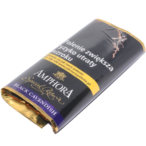 Amphora Special Reserve Black Cavendish tytoń fajkowy 40g Amphora