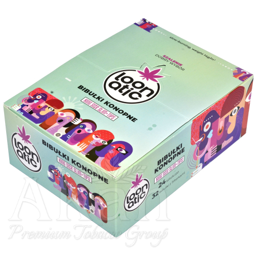 Bibułki Konopne Loonatic King Size (32 listki)