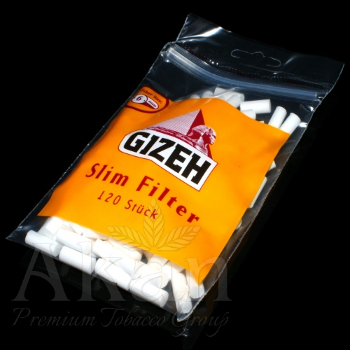 Filtry Gizeh Slim - filtry papierosowe (120+30 szt)
