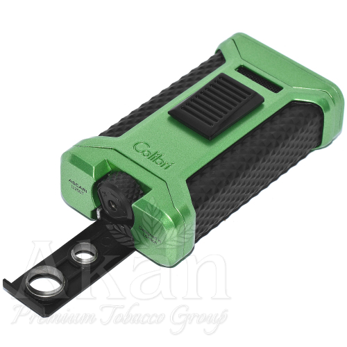 Zapalniczka Colibri Ascari LI250T6 Green (3 dysze + 2x wyrzynarka)