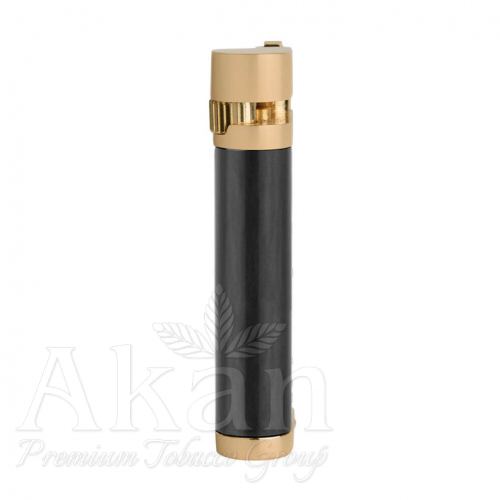 Zapalniczka fajkowa Xikar Pipeline Black and Gold 595BKGD