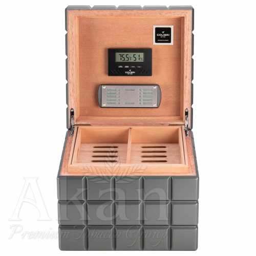Humidor Colibri Heritage Cube HU125T6 Orange