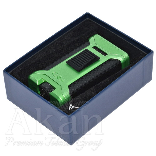Zapalniczka Colibri Ascari LI250T6 Green (3 dysze + 2x wyrzynarka)