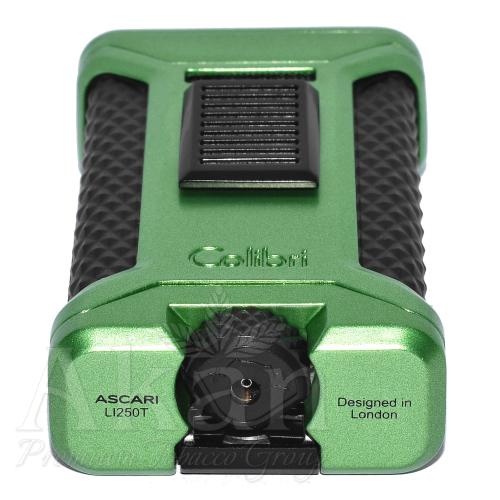 Zapalniczka Colibri Ascari LI250T6 Green (3 dysze + 2x wyrzynarka)
